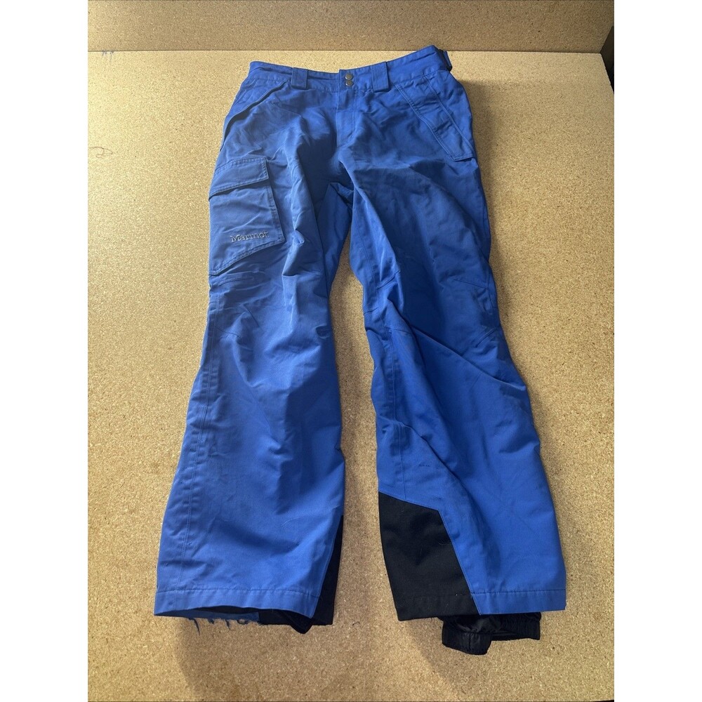 Marmot Men’s Ski Snow Pants Blue Size M Waterproof B3